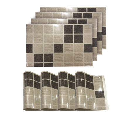 Dinora Vinyl Geometric Rectangle Placemat