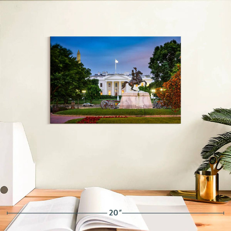 Maison blanche de Washington DC, H 8 po x l 12 po