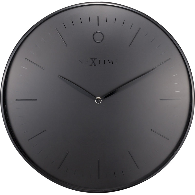 Metal Wall Clock, Black