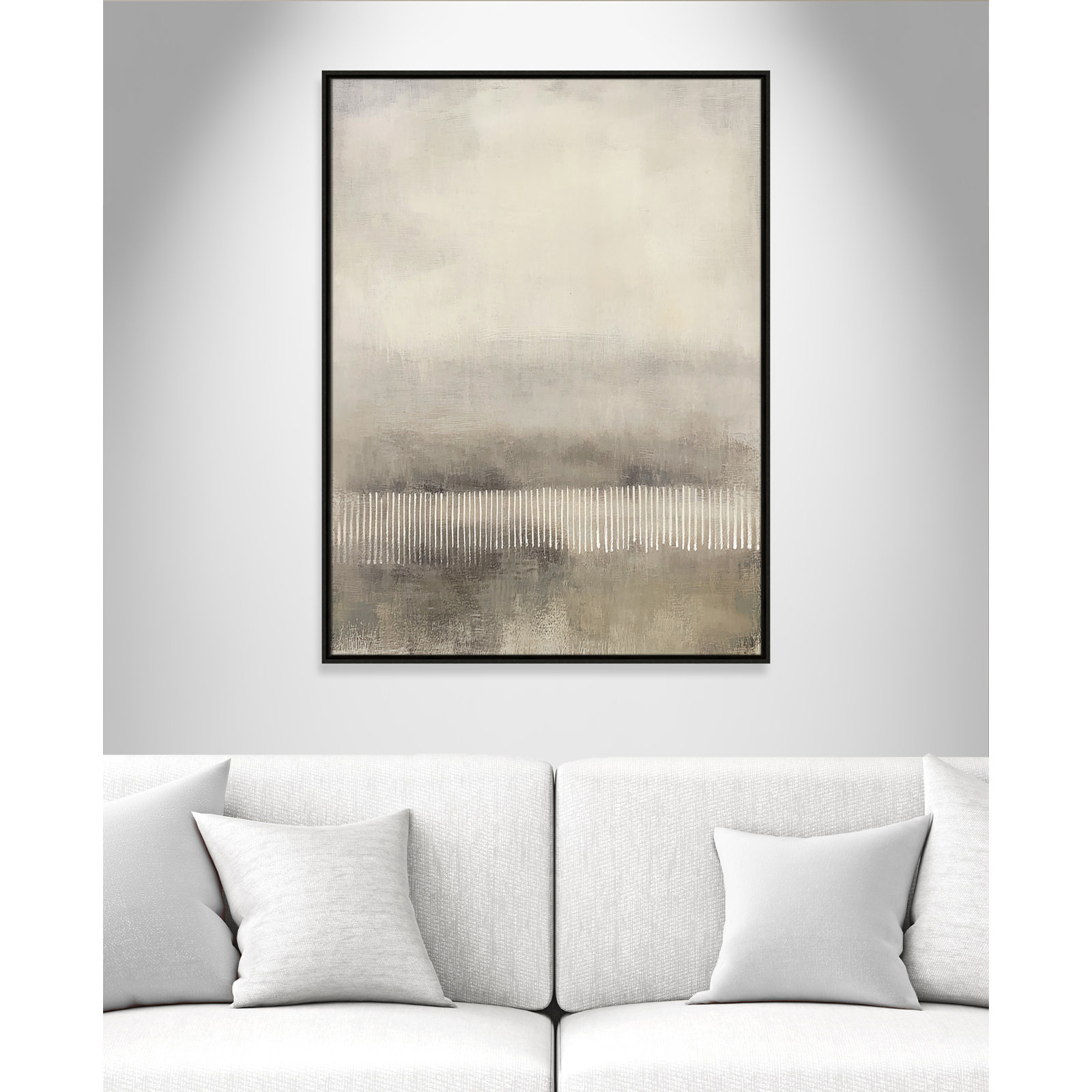 Balanced Silence I Print by Irena Orlov, 41.5" H x 31.5" W, Espresso Floater