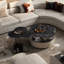 Table basse moderne en acier inoxydable-1373496696