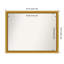 Townhouse Gold Non-Beveled Bathroom Wall Mirror-1016737338