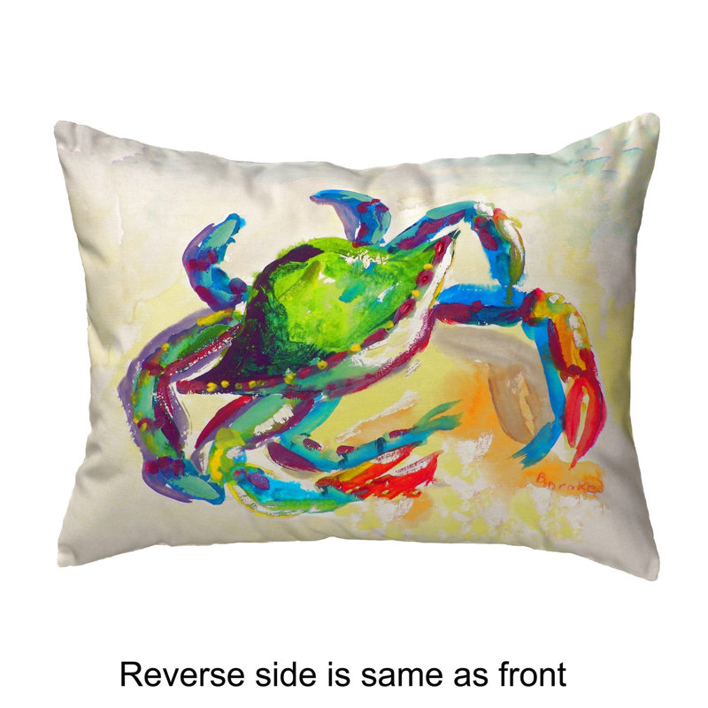 Outdoor Reversible Throw Pillow
