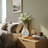 5.1" 3-Color Dimmable Glass Vase Table Lamp (No Flowers Included)