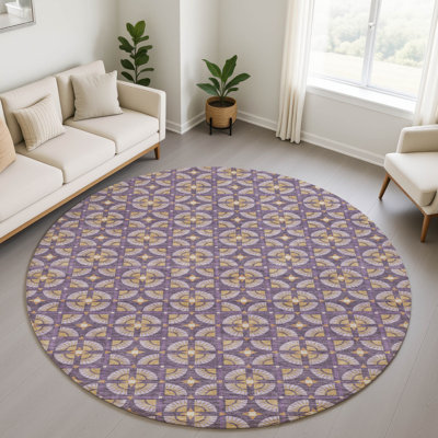 Premium Machine Washable Villers Geometric Rug