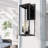 Outdoor Wall Light, 24 Inch Modern Exterior Wall Sconce With Clear Glass, Weather Resistant Outside Lights For House,Front Porch, Patio,Entryway(Black)-65702436