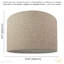 Ibiza Linen Drum Lamp Shade-604013827-604013873