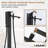 Single Handle Free Standing Bathtub Faucet with Diverter and Handshower-100515557