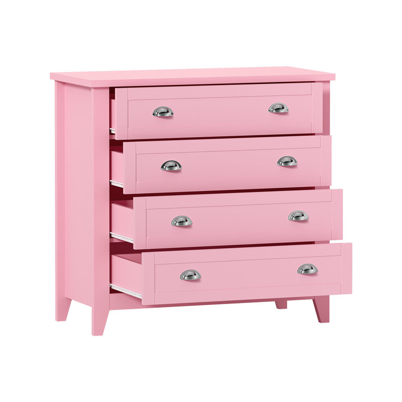 Commode 4 tiroirs Haven, Rose