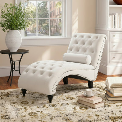 Ameerat Tufted Armless Chaise Lounge