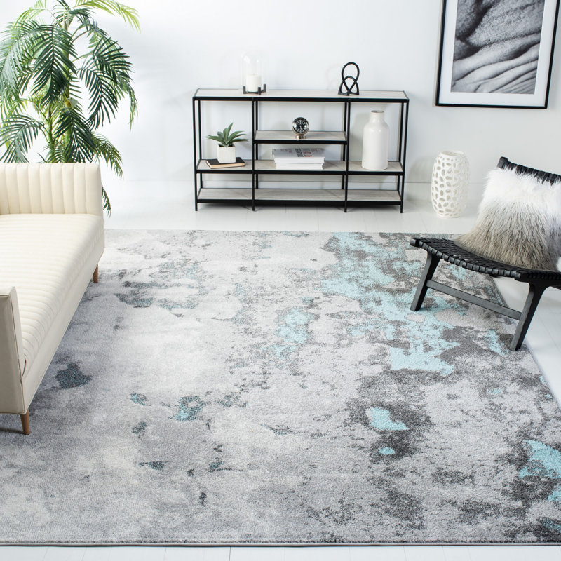 Heuer Performance Abstract Rug, Rectangle 5'1" x 7'6"
