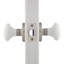 Classic Rosette with White Porcelain Door Knob-864369198-868886635