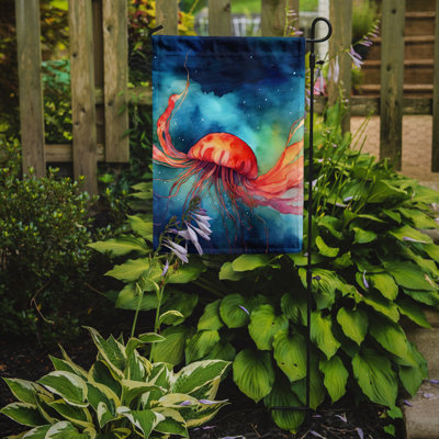 Drapeau de jardin méduse