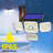 Solar Outdoor Motion Sensor Security Lights 144LED 3 Modes Waterproof with Remote Control