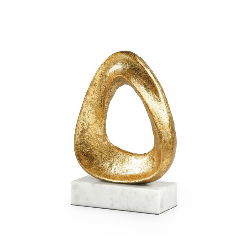 Alpha Statue, Gold/White