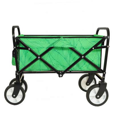 Versatile Collapsible Wagon Cart with Advanced Strapping System for Various Uses