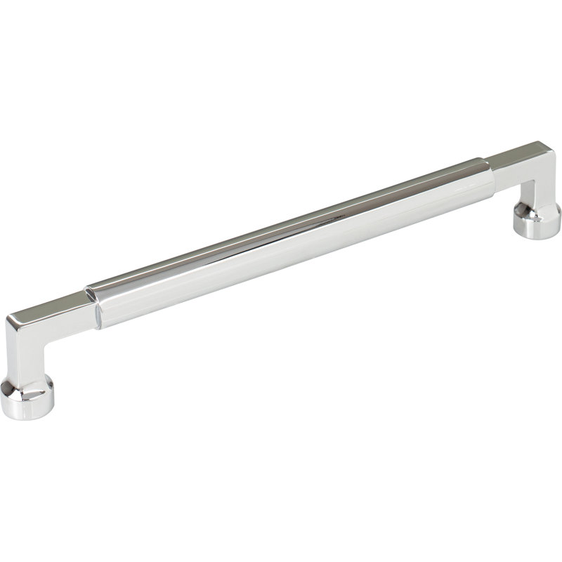 Cumberland 12" Center to Center Bar pull, Polished Chrome, 7 9/16" Center to Center