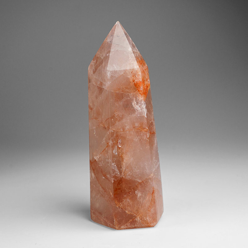 Genuine Polished Strawberry Quartz Point (1.2 Lbs)