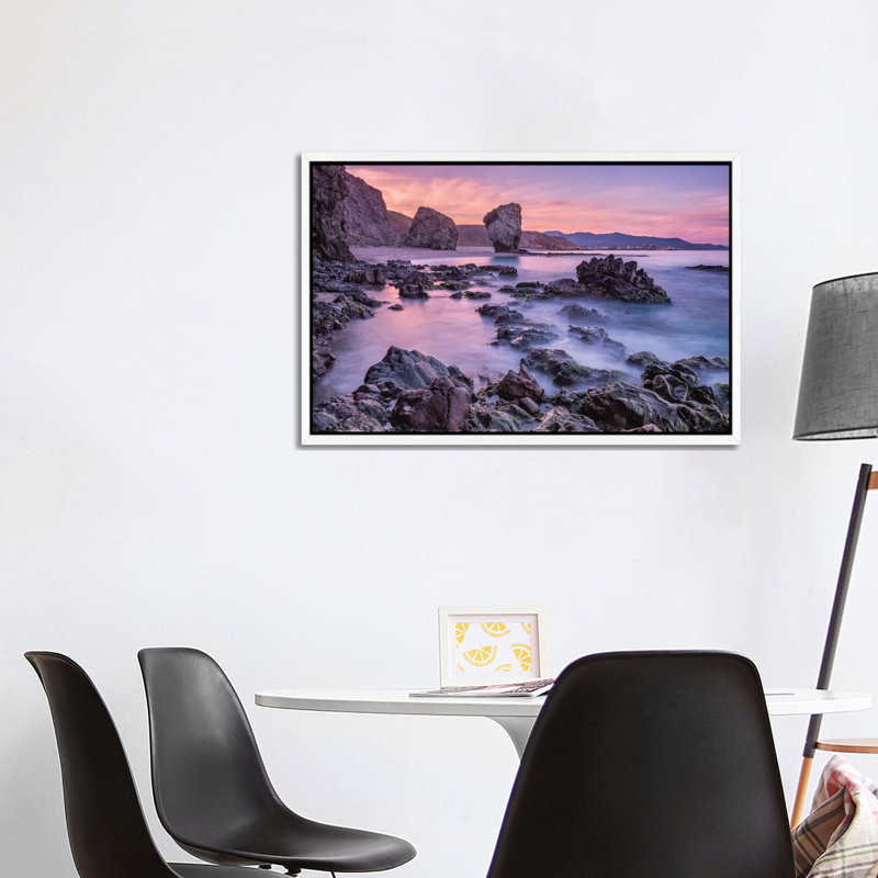 Mediterranean Paradise (Almería, Spain) by Chano Sánchez - Gallery-Wrapped Canvas Giclée on Canvas, White Floater Framed