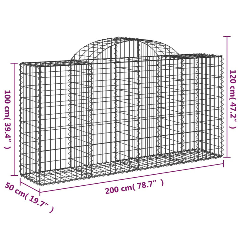 Axtyn Mesh Fence Panels Fencing, 120cm H x 200cm W x 50cm D