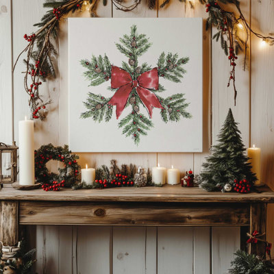 Vintage Wreath III, reproduction sur toile dans un cadre poli