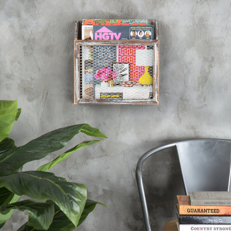 Porte-revues mural Rustic