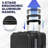 Luggage,With Front Opening,TSA Approved Lock,Hardshell Suitcase,Black