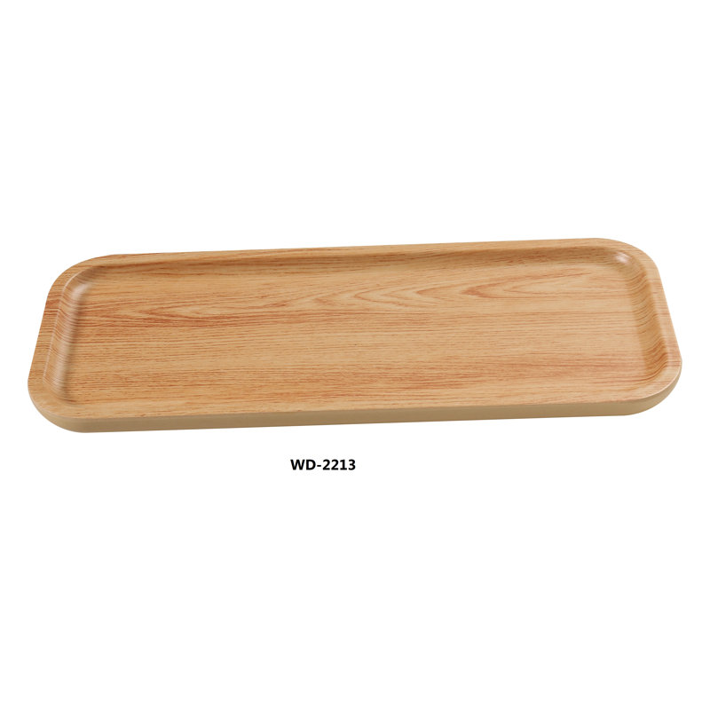 Yanco Melamine Tray, 0.75" H x 12.88" L x 5" W