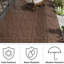 12 tuiles de terrasse en plastique imperméables 12 "X12" pour patio-111838306