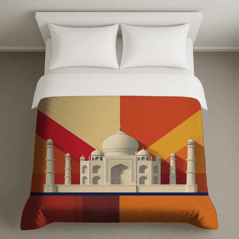 Housses de couette Taj Mahal Illustration, King