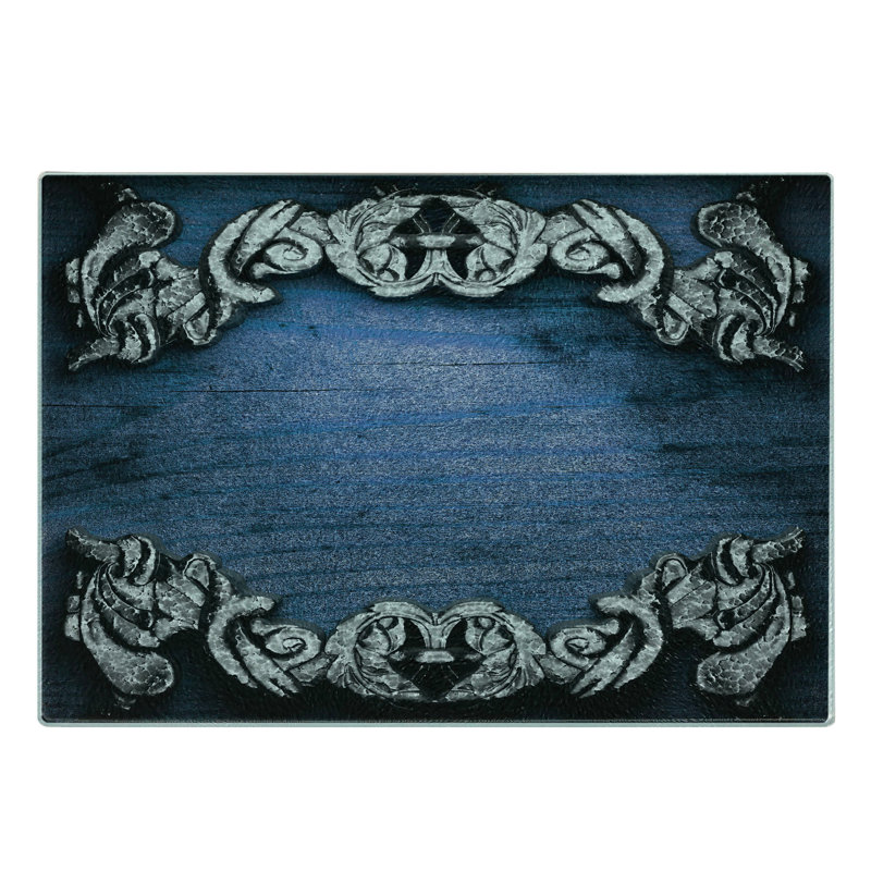 Planche à découper en verre trempé Ambesonne