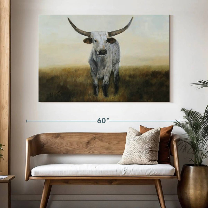 Brampt Knight In White Satin I, 34" H x 51" W