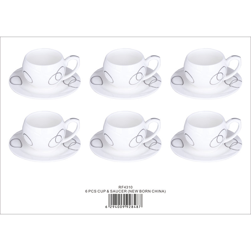 Bone China Espresso Cup and Saucer