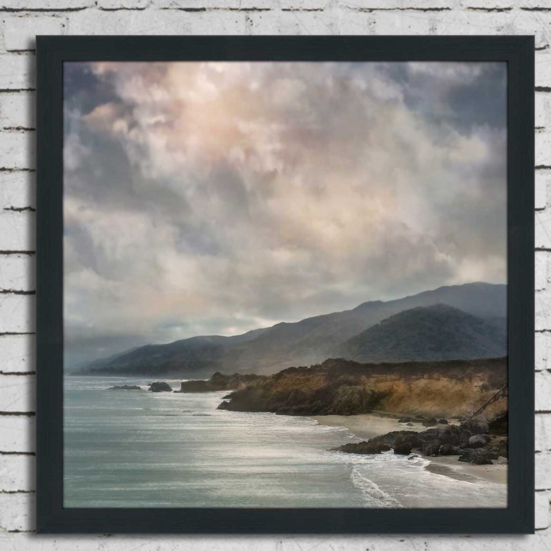 " Calming Sea " by Mike Calascibetta, 31.5" H x 31.5" W x 1" D