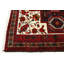 Tapis en laine rouge/beige 3 pi 4 po x 5 pi 9 po one-of-kind-noué la main Cymbeline