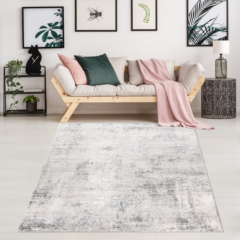 Tapis abstrait délavé MDA Rugs Mackenzie, Rectangle 5 pi 3 po x 7 pi 6 po
