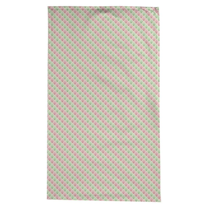 Nappe géométrique Avicia, Rose / Vert