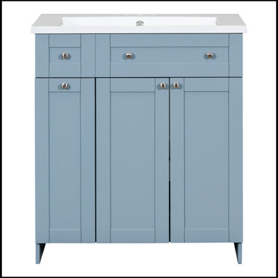Meuble-lavabo simple avec plateau Sabrian 30,00