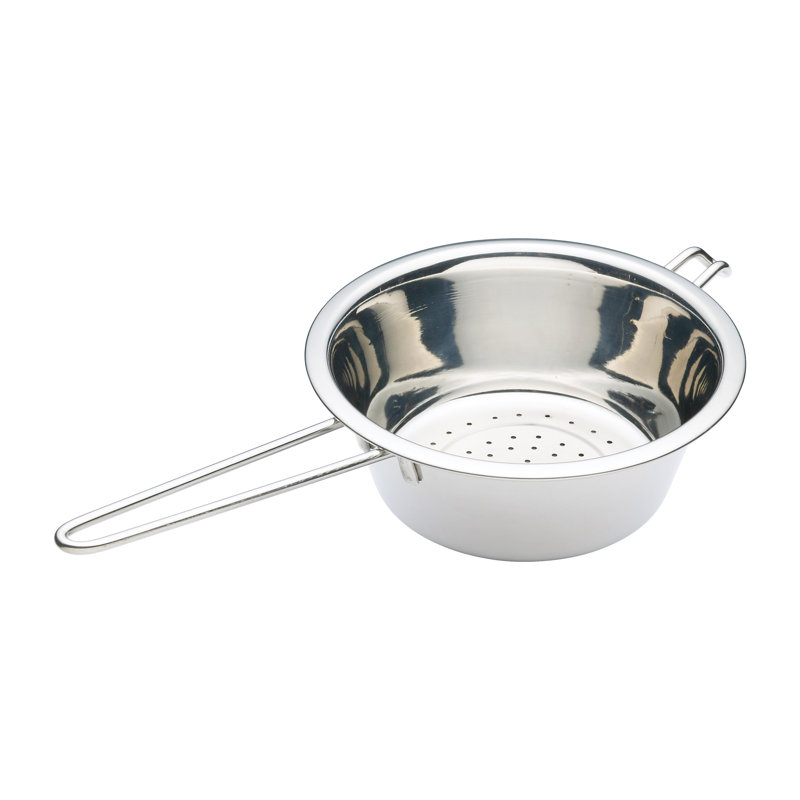 Stainless Steel Long Handled Colander, 20 cm