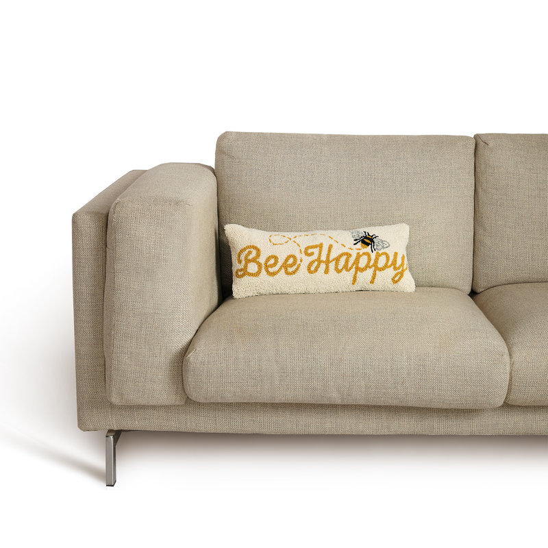 Jeté en laine Bee Happy - 8 x 20 po 