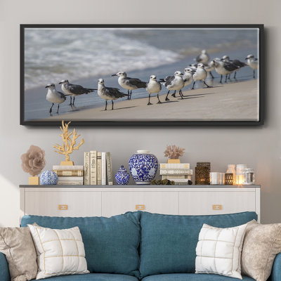 What's Up Gulls- Framed Canvas