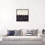 «White and Navy Cubes» par Elisabeth Fredriksson - impression d'art graphique-53128067-49900610