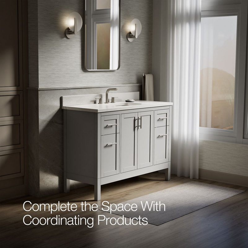 49" Single Bathroom Vanity Set, Atmos Grey, Atmos Gray