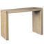 Console de 54 po en bois massif, aspect moderne, finition blé récupéré, pour table de salon en bois, style, différentes utilisations