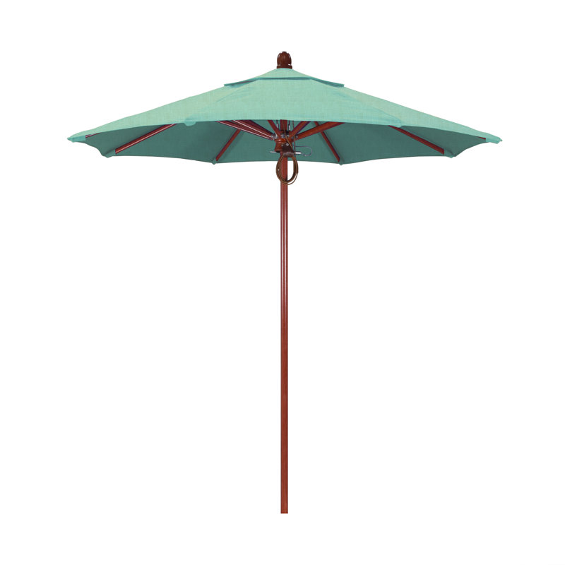 SunbrUmbrella marché de 7,5 pi Meridien Series, Tissage uni Sunbrella® palette brume, Rouge