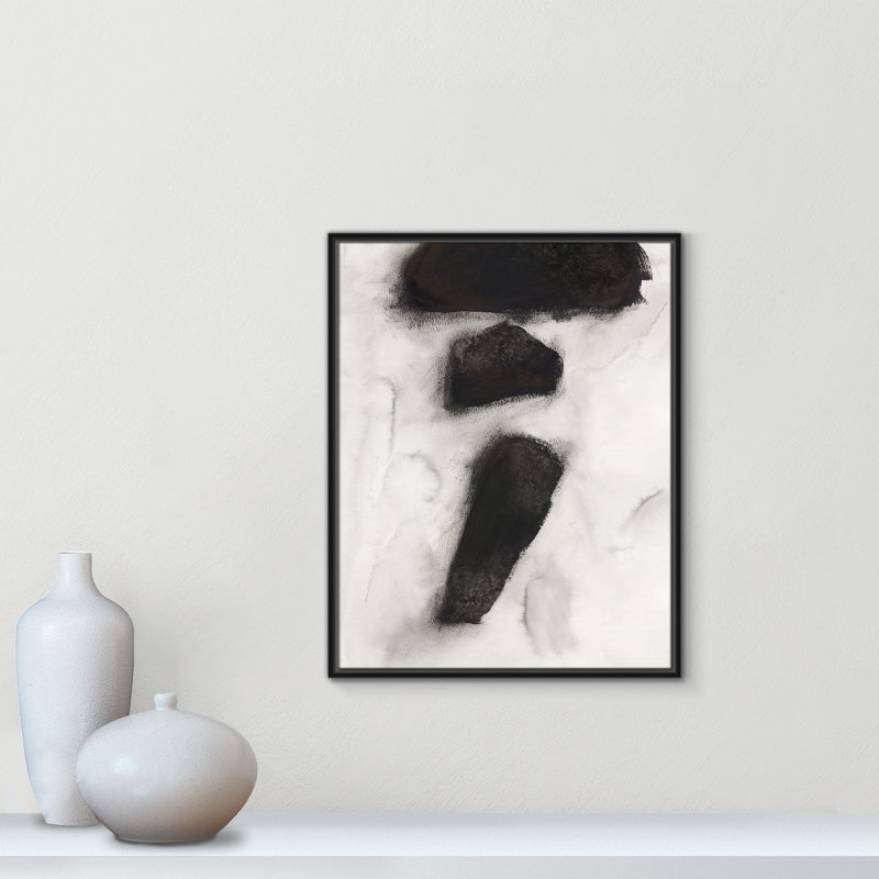 «Elegant Contrast I Print» par Casa Fine Arts, H 29,5 po x l 23,5 po, Noir