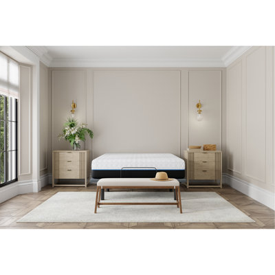 Copper Lux 12" King Soft Memory Foam Mattress With Phase Change Cooling Fabric