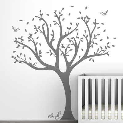 Décalcomanie murale arbre tweet