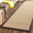 Debroh Natural Fiber Seagrass Solid Color Rug-1549893396