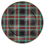 Tartan Black Serving Platter